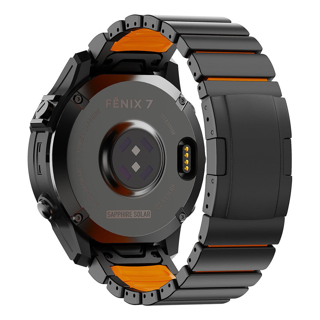 SPACE9-2 TITANIUM FKM BAND For Garmin Watch