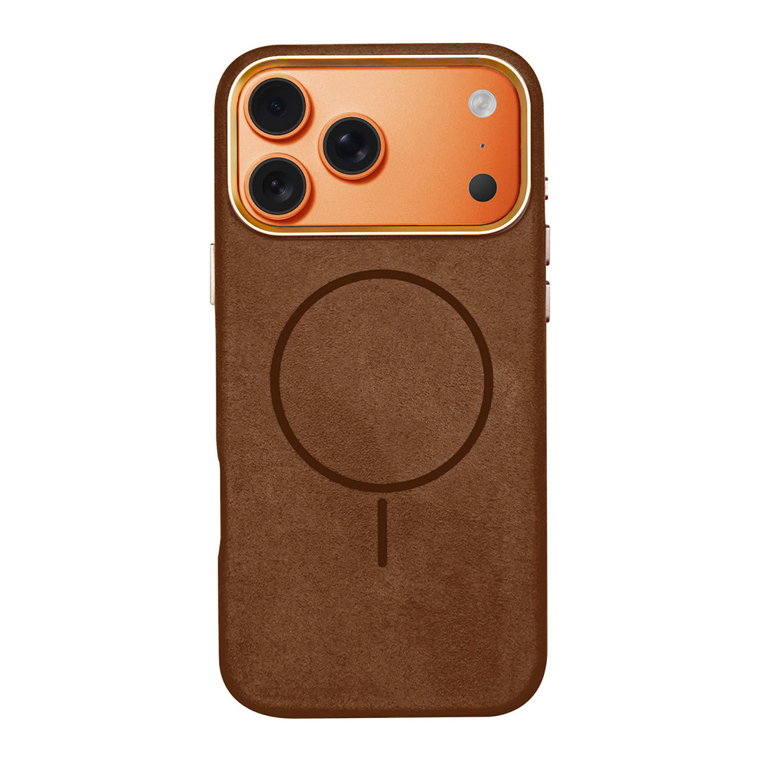 Fireside Glow Suede Magsafe iPhone Case