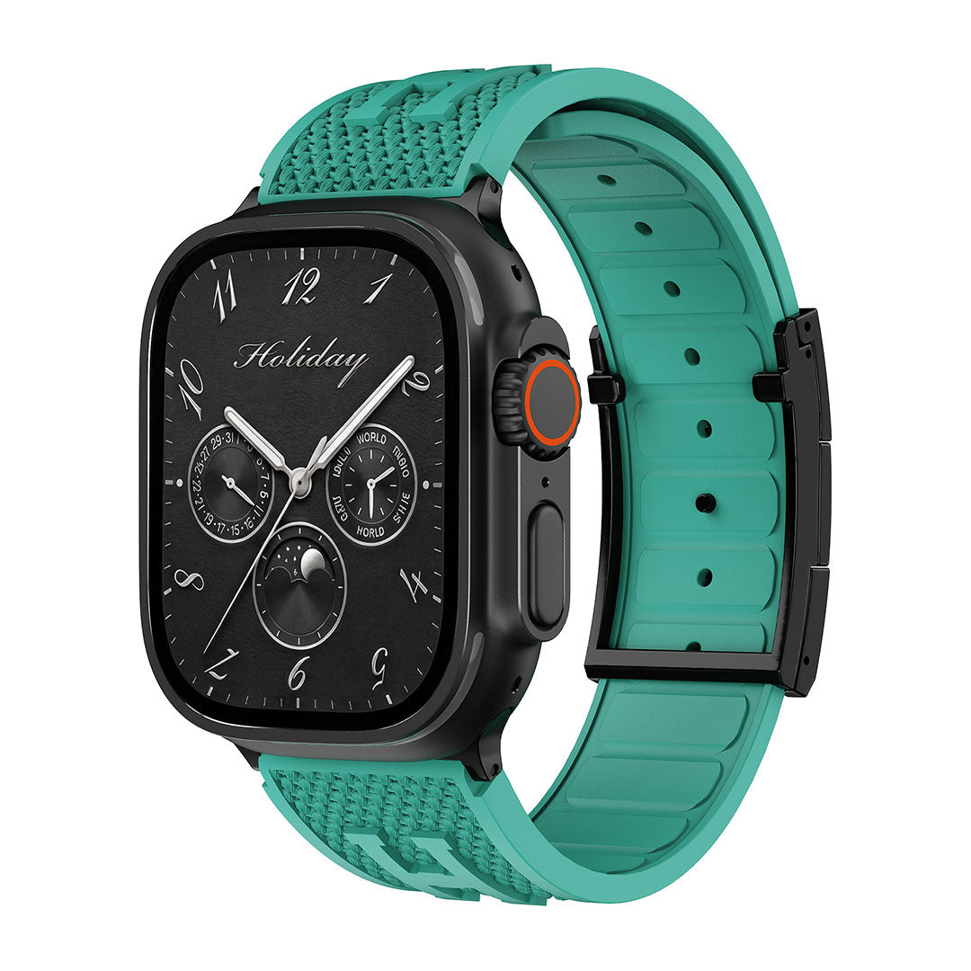 Holiday Weave Silicone Band For Apple watch