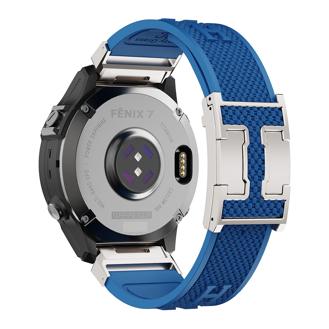 Holiday Weave Silicone Band For Garmin Watch