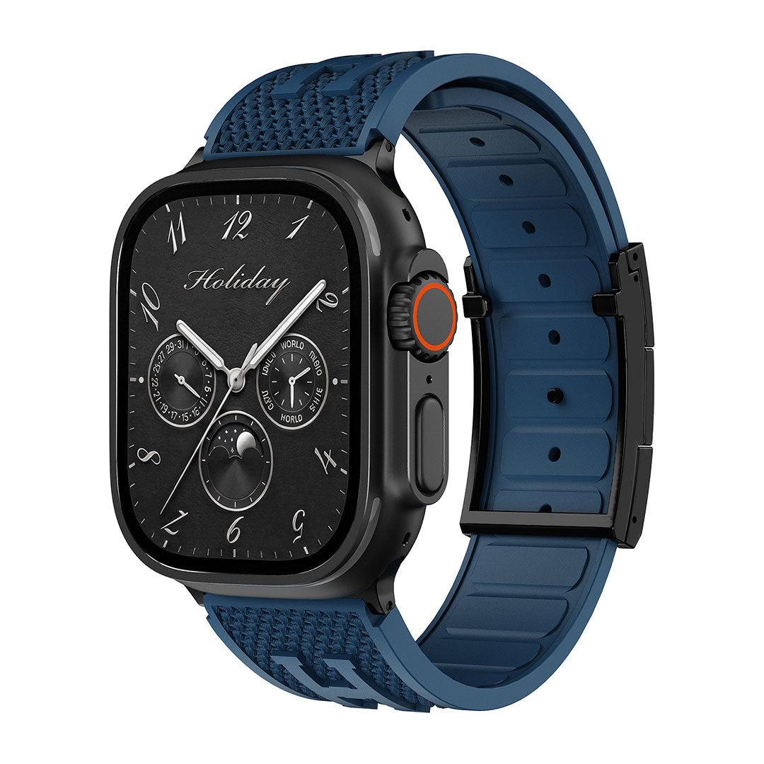 Holiday Weave Silicone Band For Apple watch