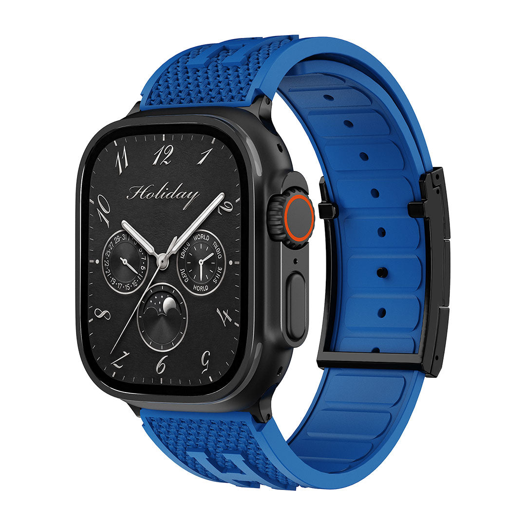 Holiday Weave Silicone Band For Apple watch