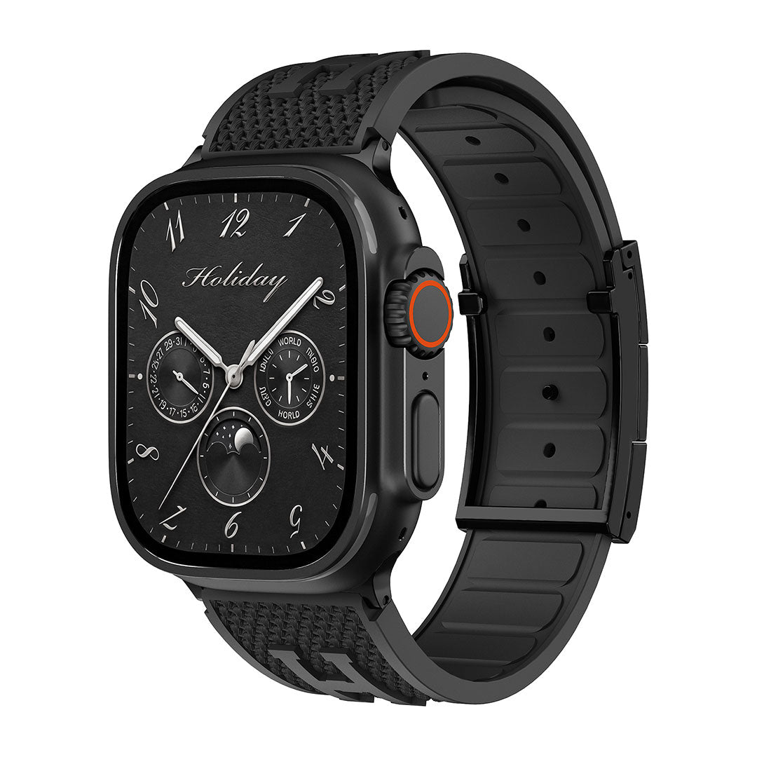 Holiday Weave Silicone Band For Apple watch