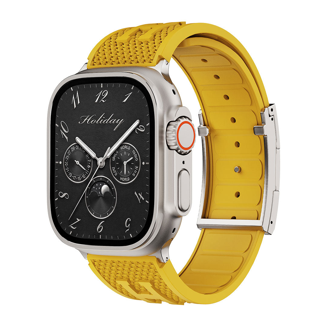 Holiday Weave Silicone Band For Apple watch