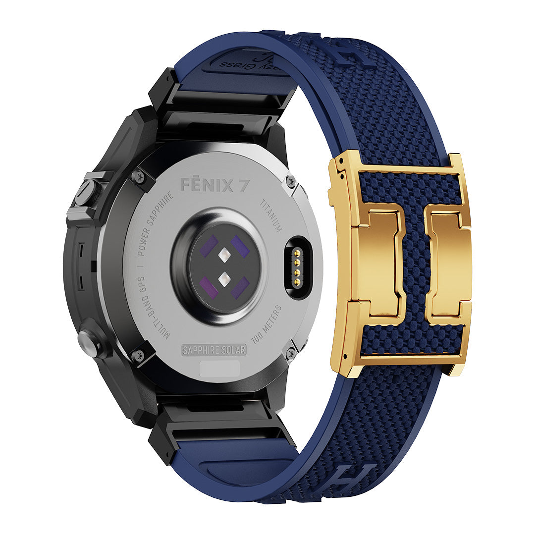 Holiday Weave Silicone Band For Garmin Watch