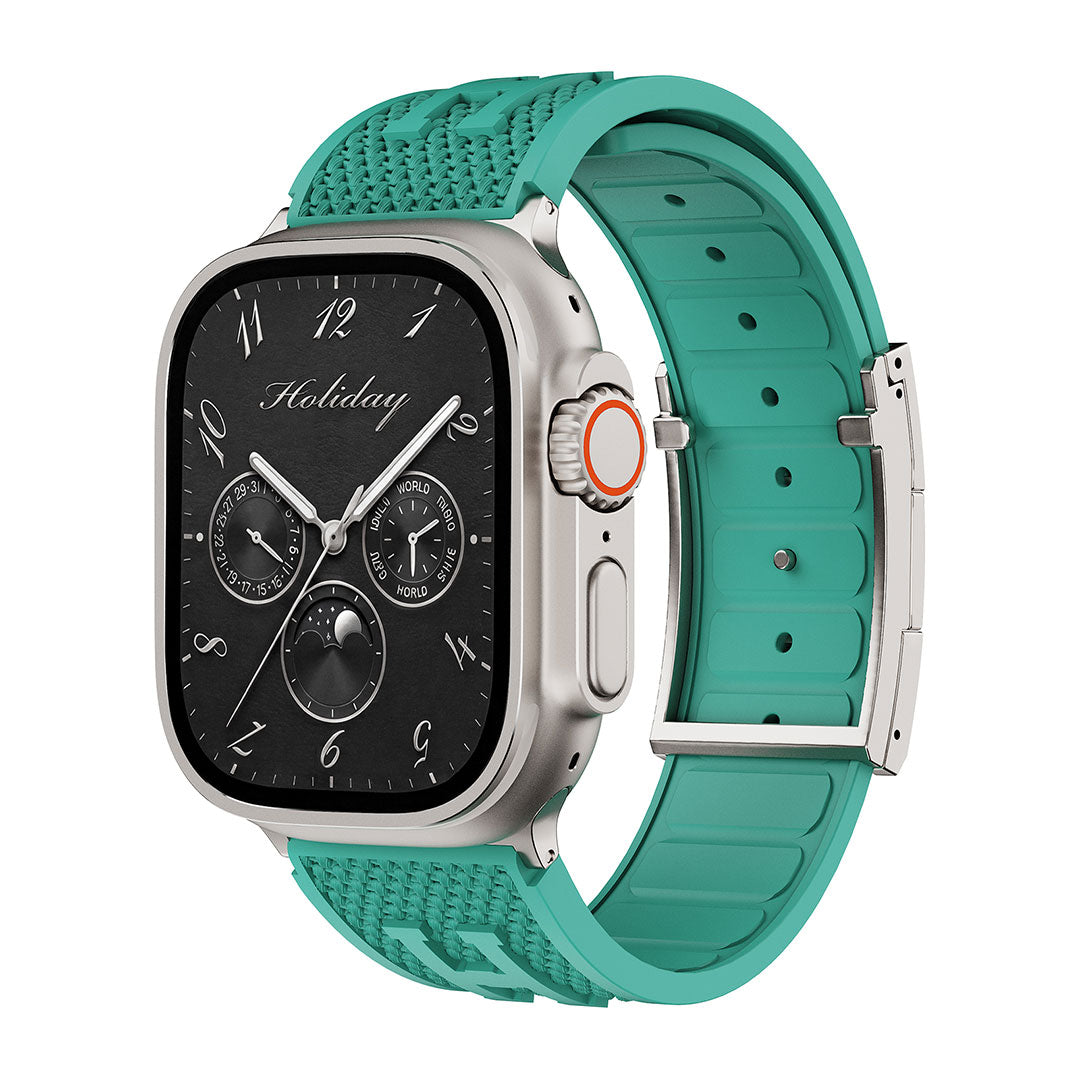 Holiday Weave Silicone Band For Apple watch