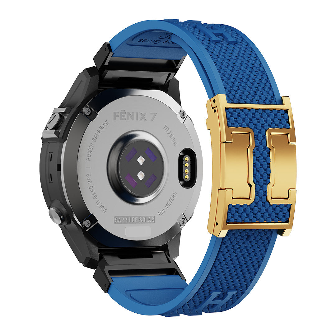 Holiday Weave Silicone Band For Garmin Watch
