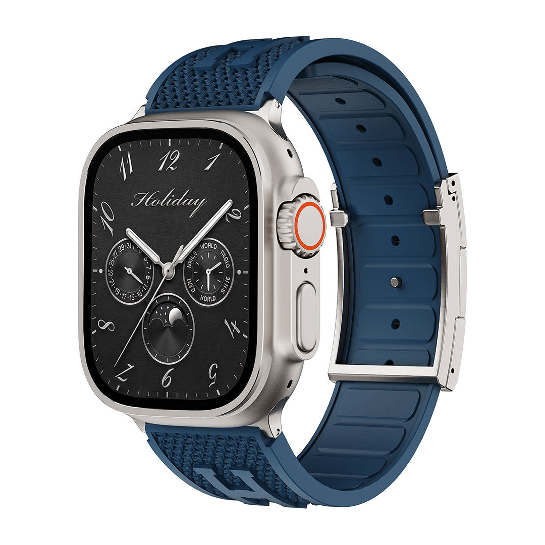 Holiday Weave Silicone Band For Apple watch