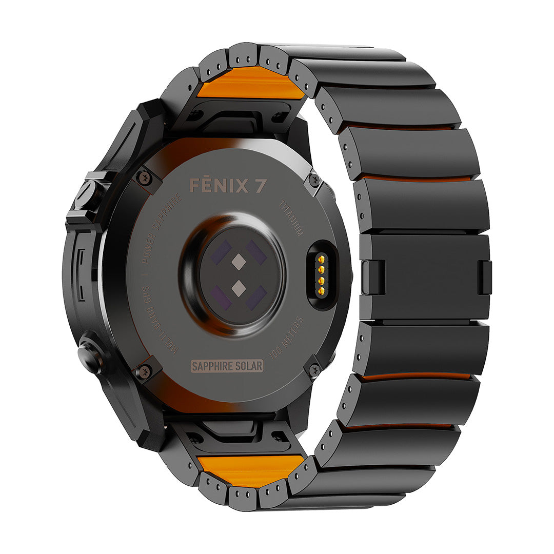 STORM TITANIUM FKM BAND For Garmin Watch