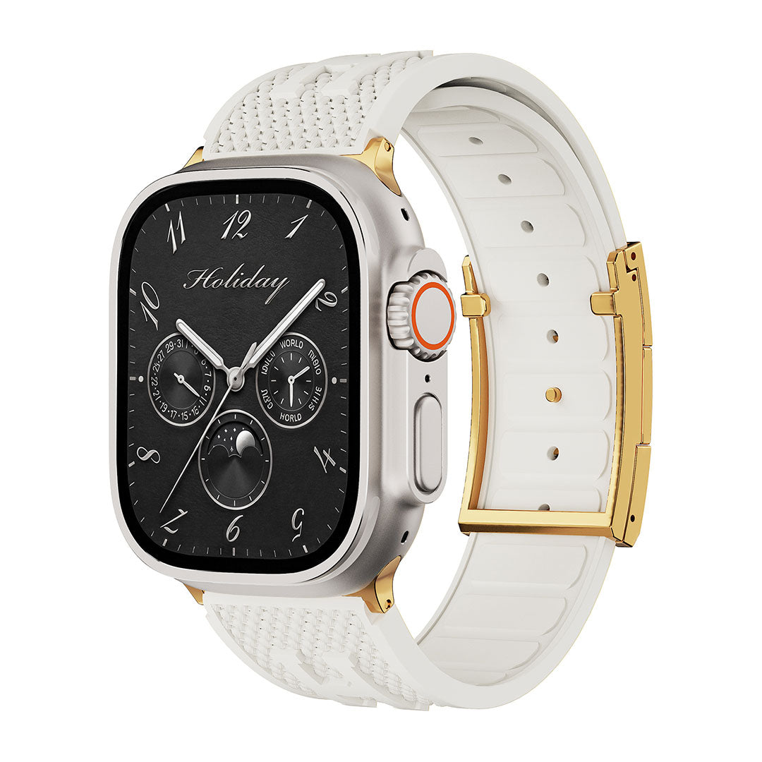 Holiday Weave Silicone Band For Apple watch