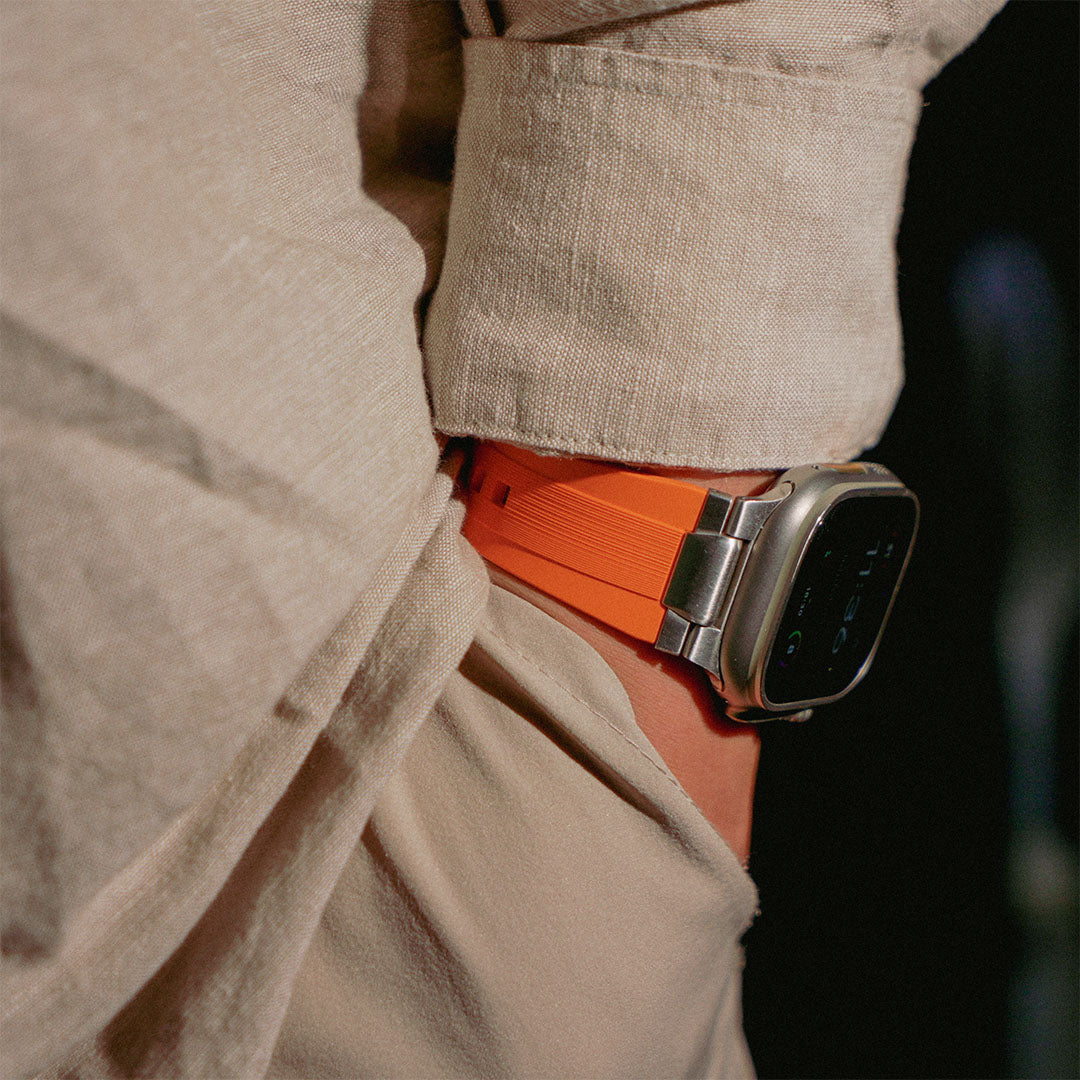 Tassel Textured Silicone Band For Apple Watch