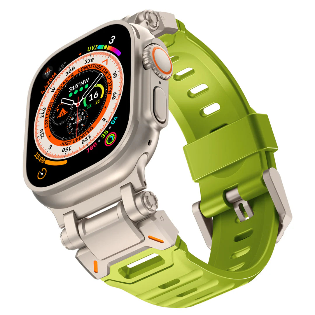 #Color_Titanium Adapter-Green Band