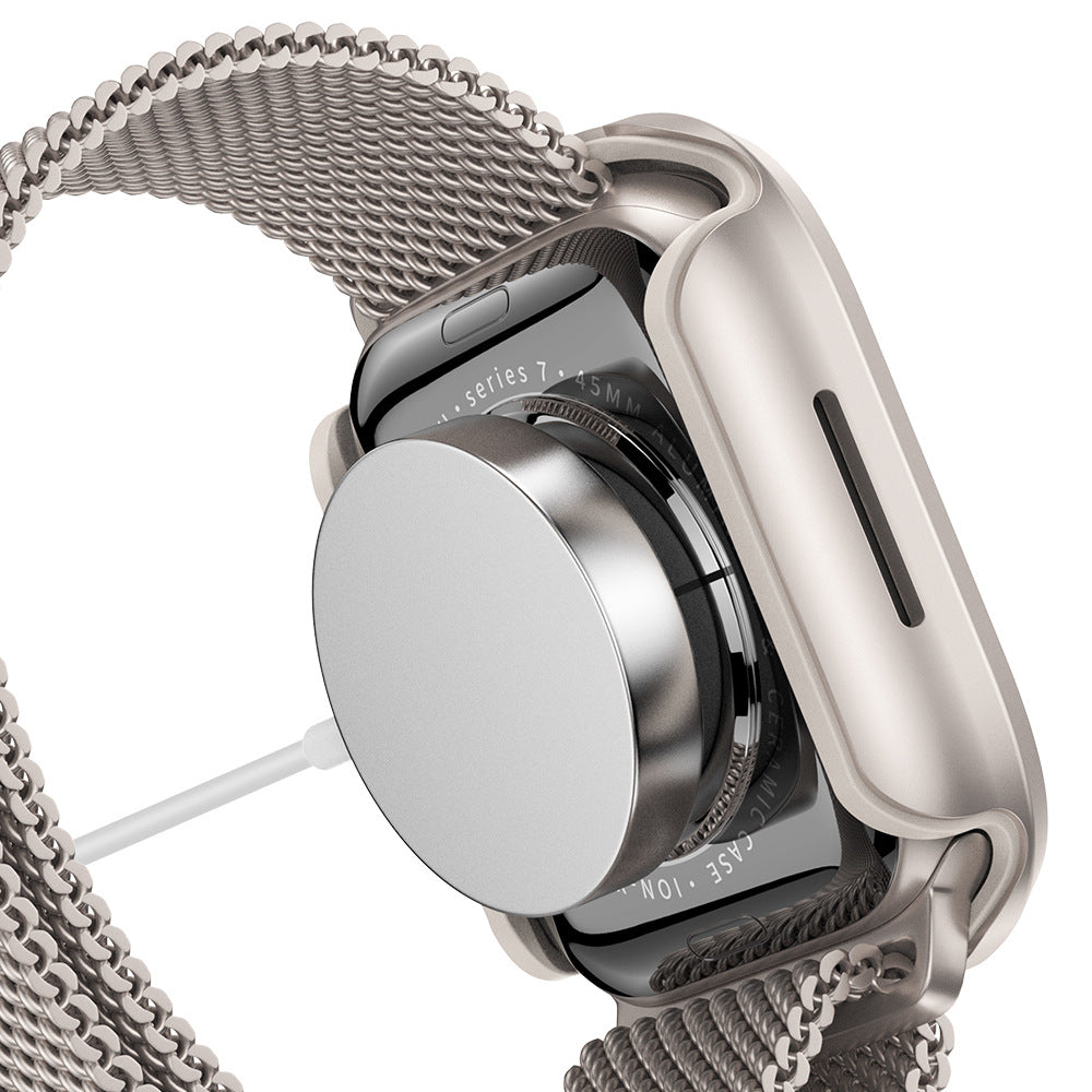 Zinc Alloy Streamline Case For Apple Watch