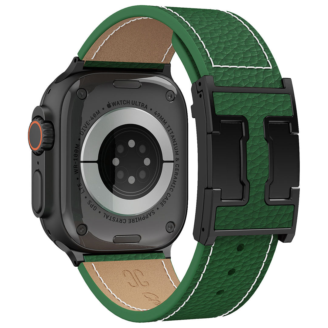 Lychee Leather Band For Apple Watch