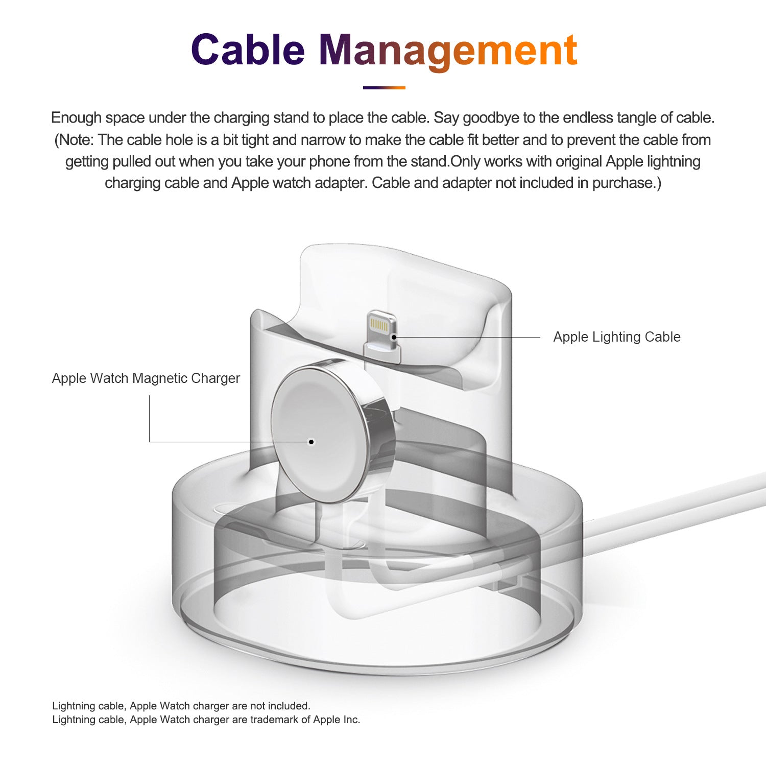 Dual Device Silicone Charging Stand