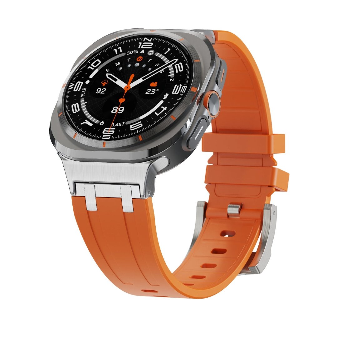 #COLOR_Silver Adapter-Orange Band