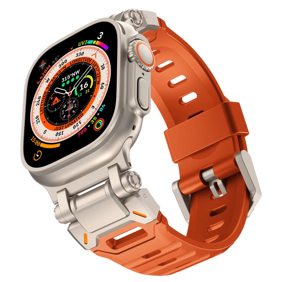 #Color_Titanium Adapter-Orange Band