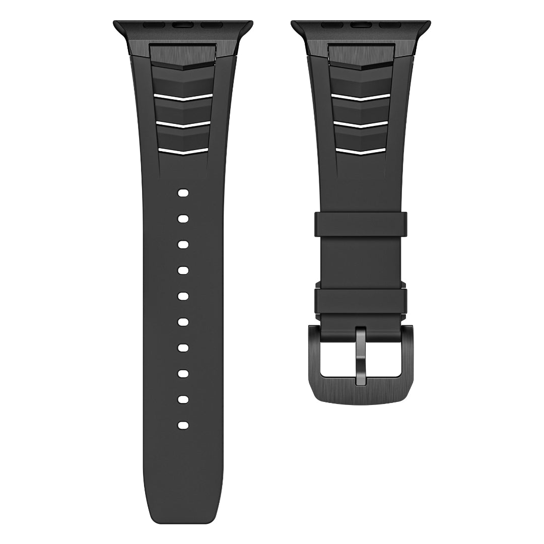 Conqueror Breathable Fluororubber Band LUX016 for Apple Watch