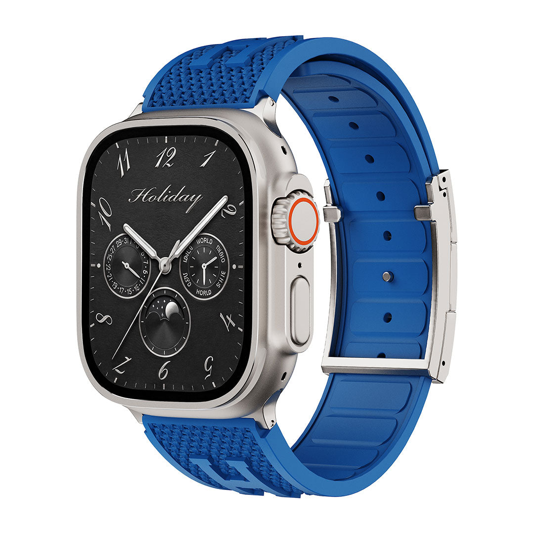 Holiday Weave Silicone Band For Apple watch