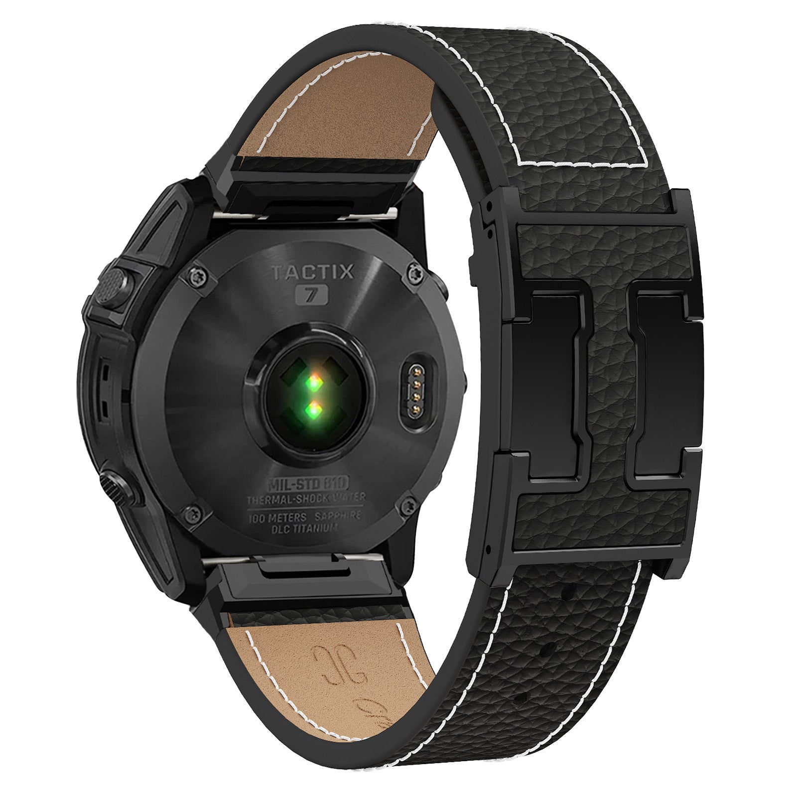 Pebbled Leather Holiday Band for Garmin Watch