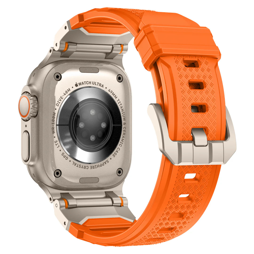 #Color_Titanium Adapter-Orange Band