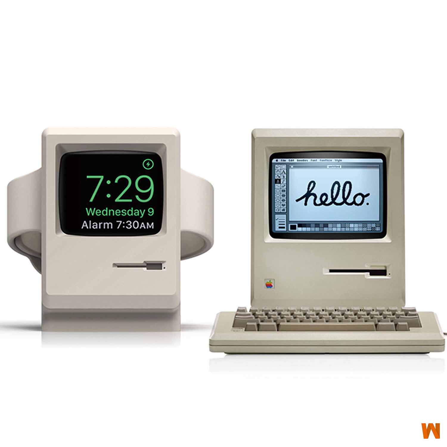 Classic MAC Retro Apple Watch Charging Stand