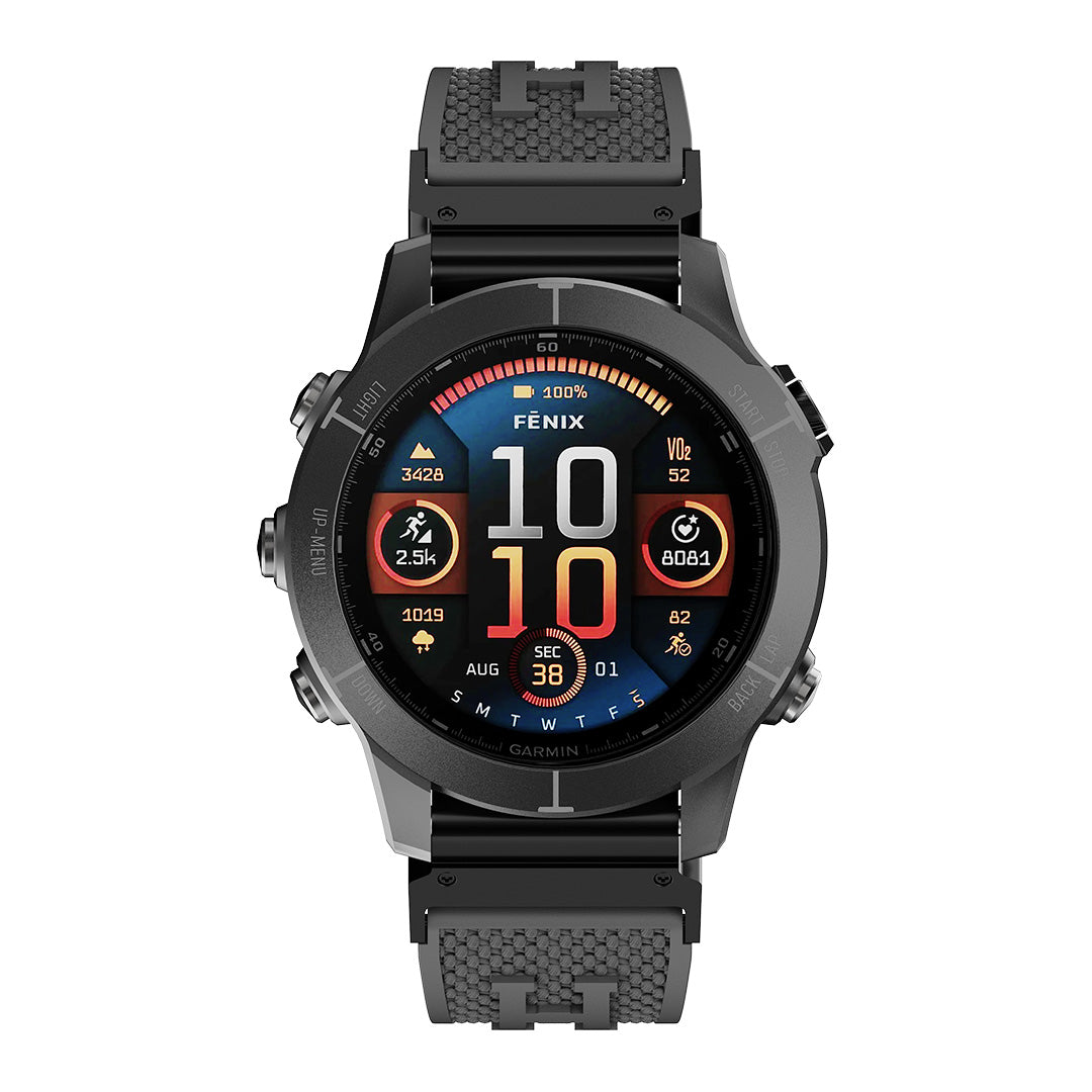 Holiday Weave Silicone Band For Garmin Watch