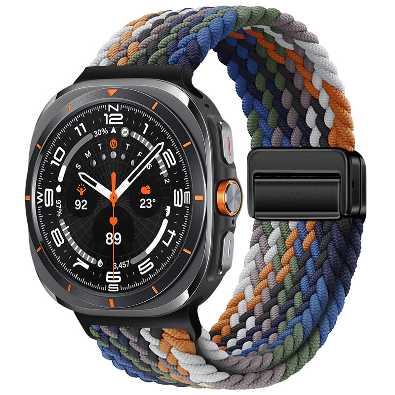 Nylon Braided Magnetic buckle Band For Galaxy Watch Ultra