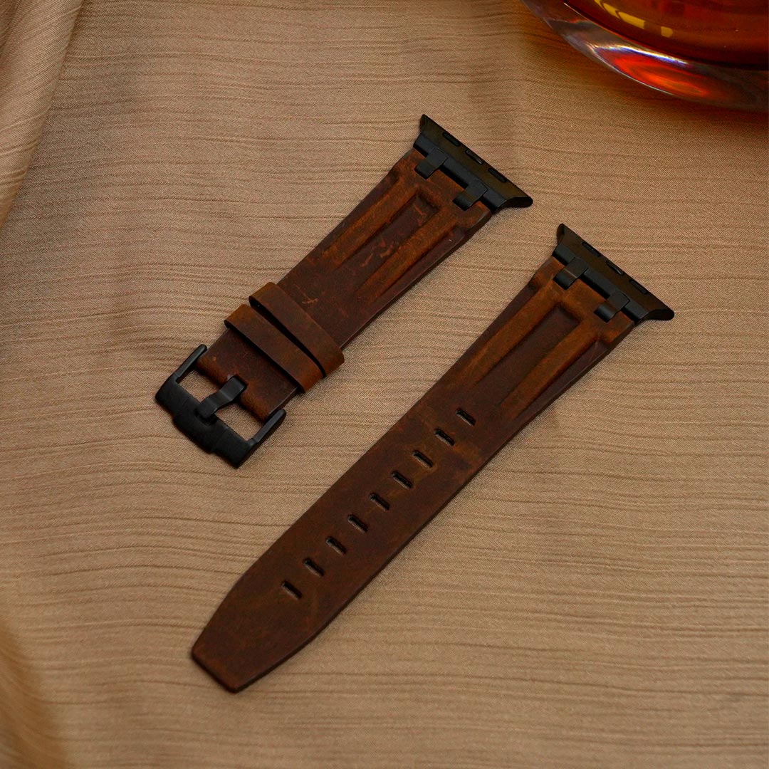 AP Hill Grain Leather Strap for Apple Watch