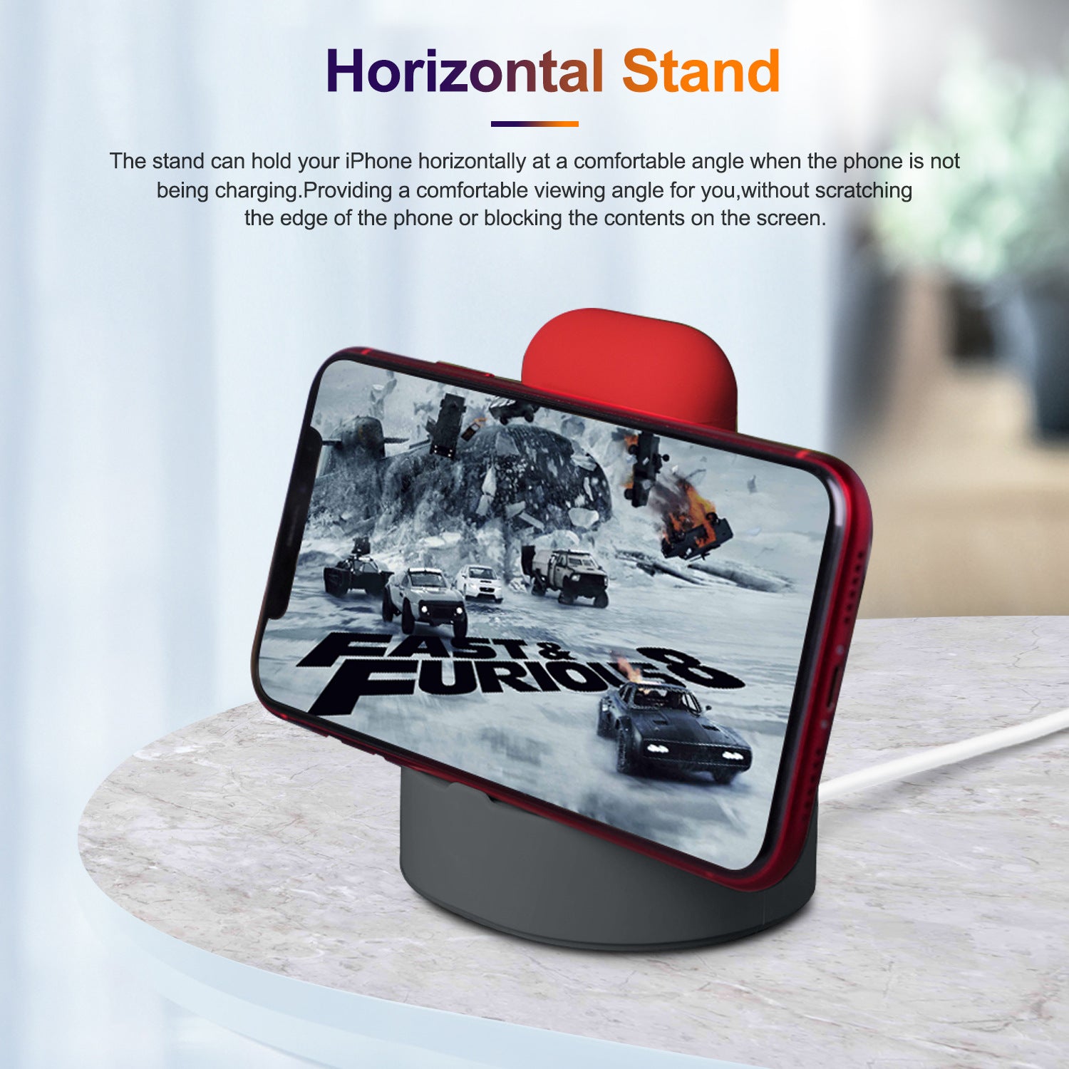 Dual Device Silicone Charging Stand