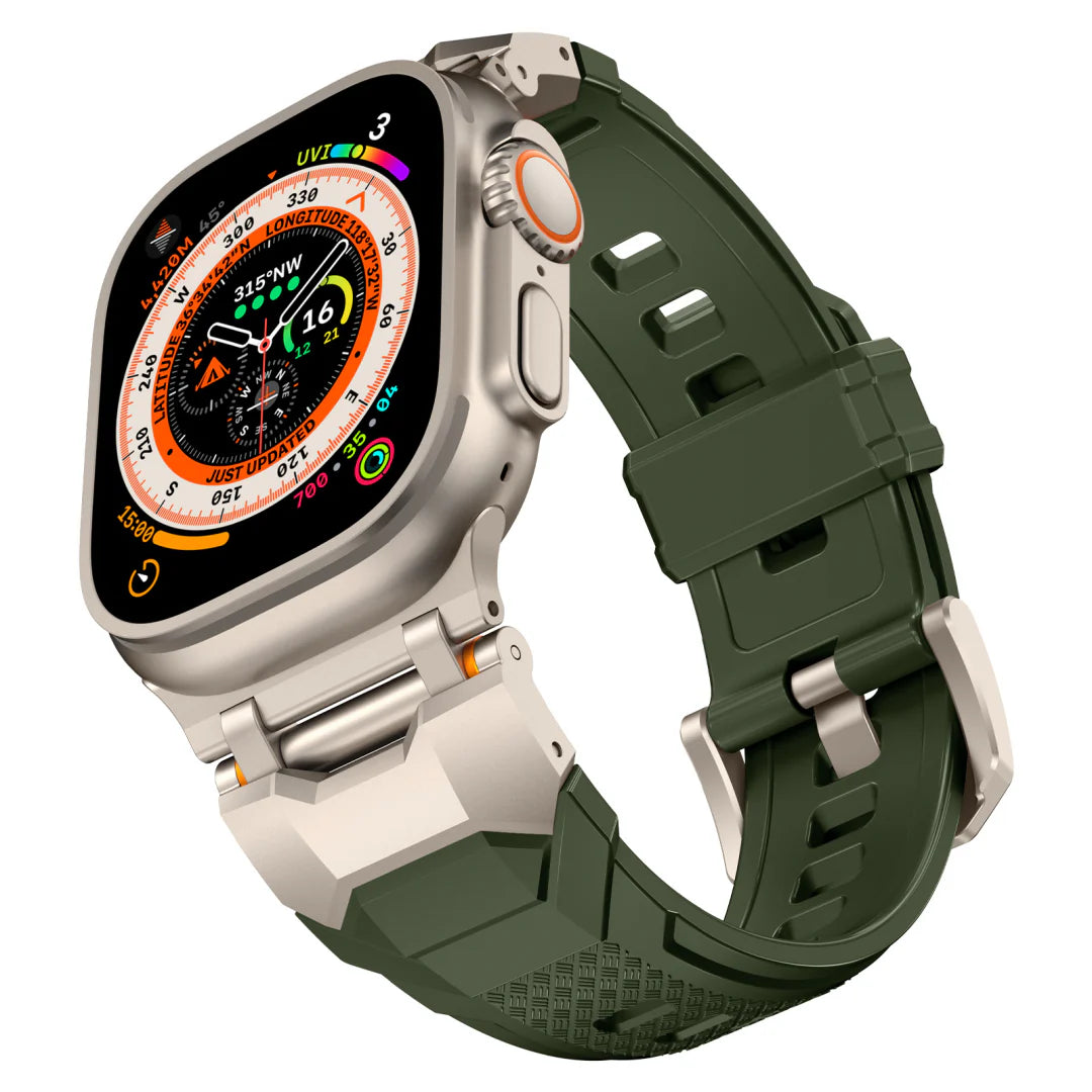 #Color_Titanium Adapter-Green Band