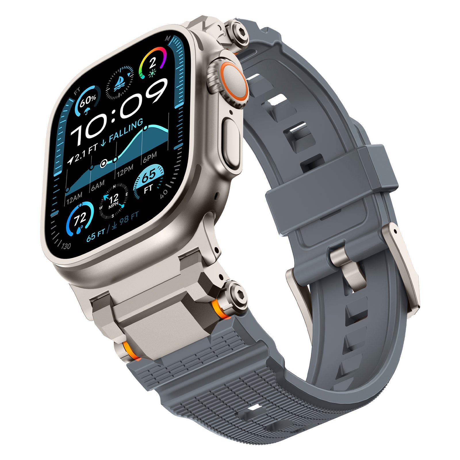 Samurai Mech Design Silicone Band for Apple Watch