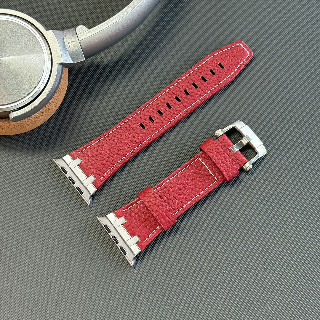 AP Lychee Leather Band For Apple Watch