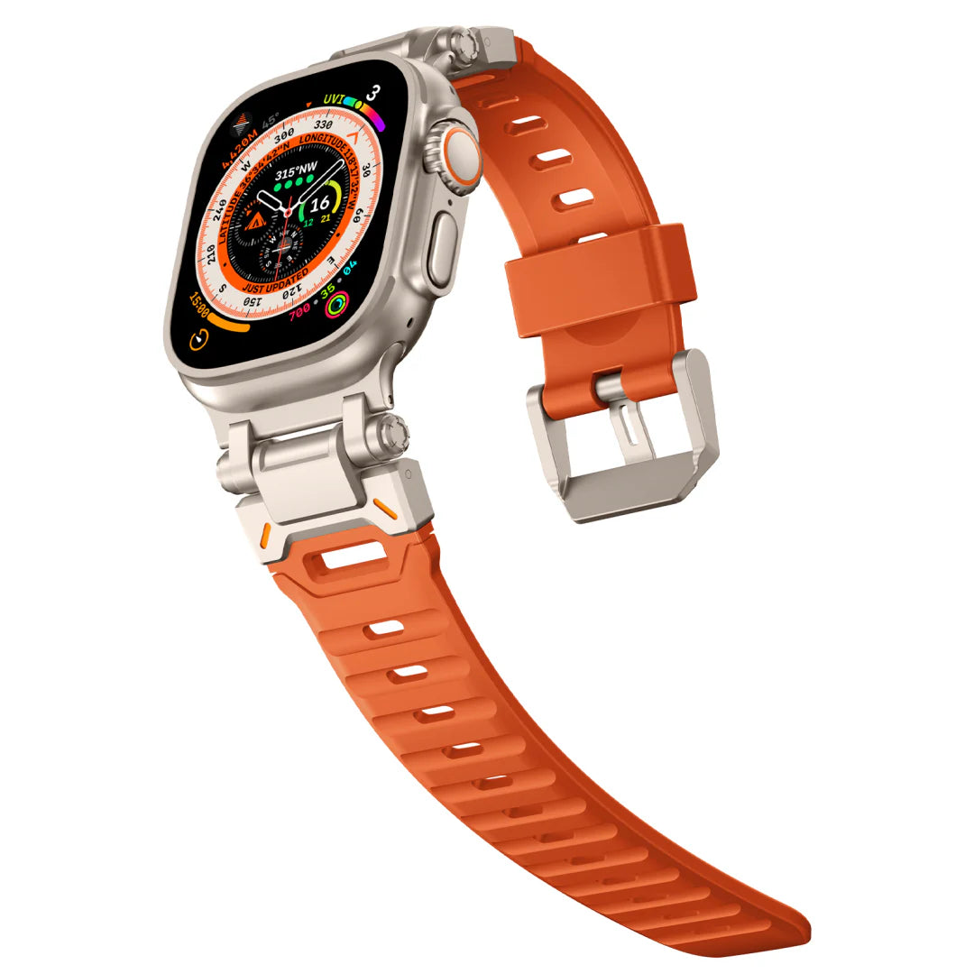 #Color_Titanium Adapter-Orange Band