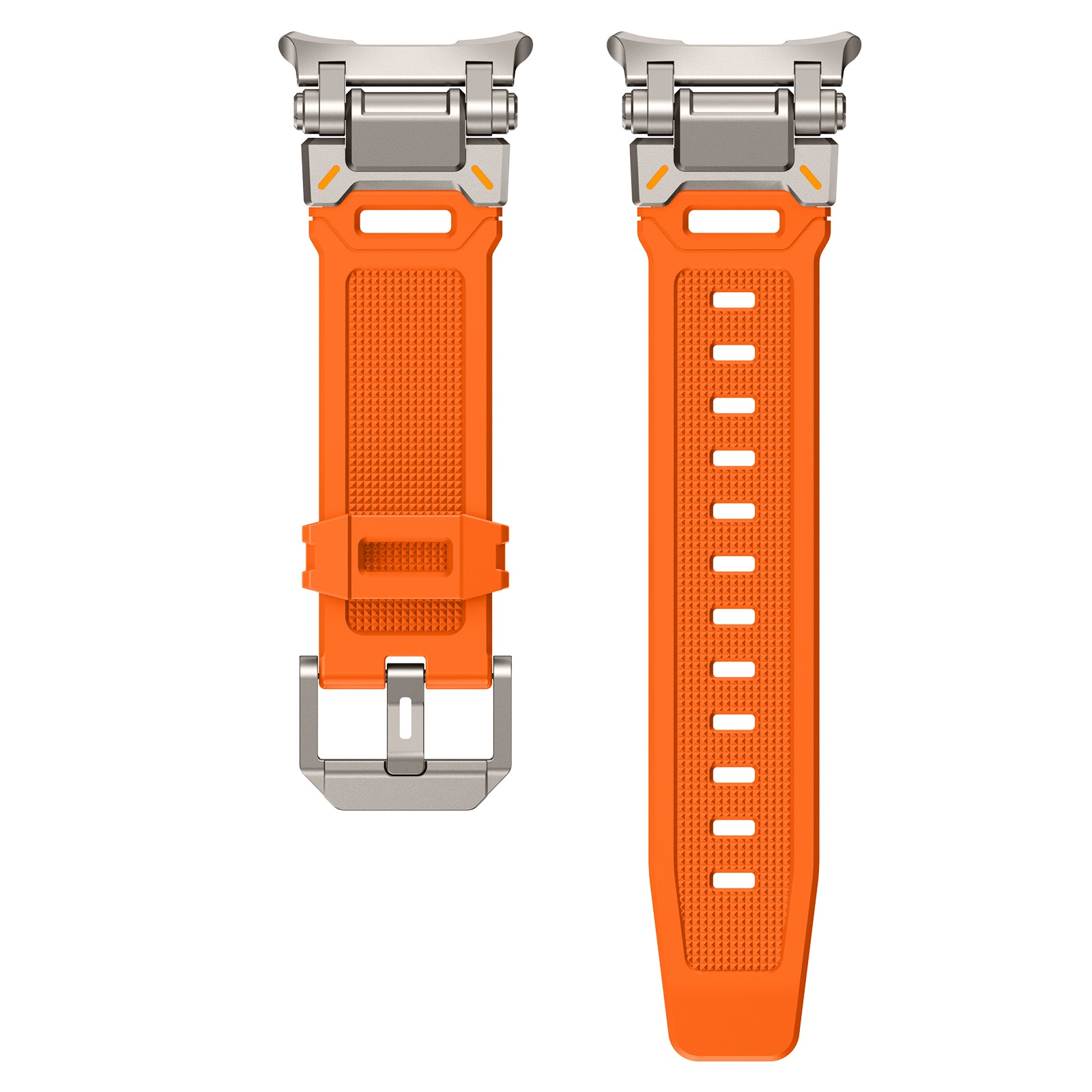 #Color_Titanium connector - Orange band