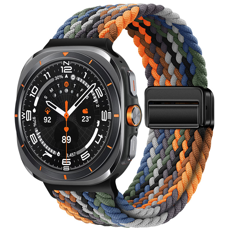 Nylon Braided Magnetic buckle Band For Galaxy Watch Ultra