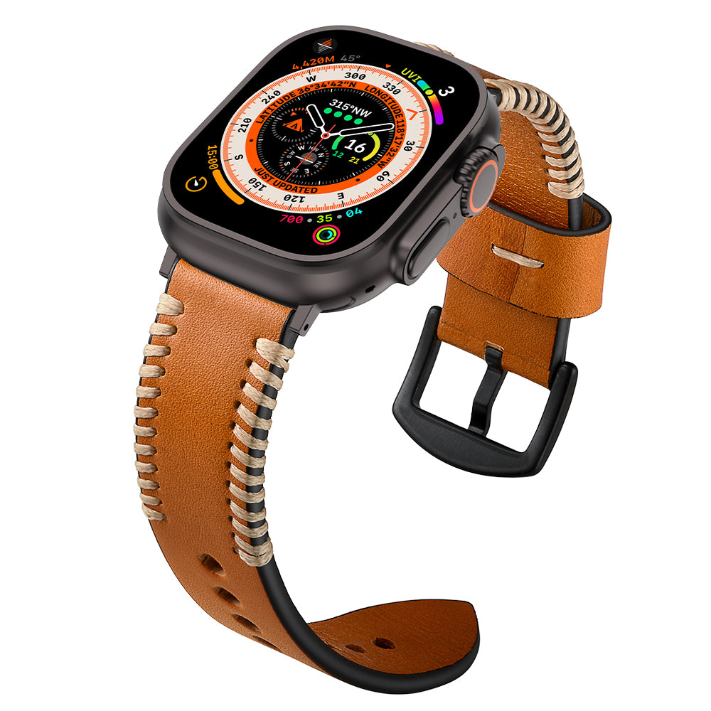 Wilderness Leather Band For Apple Watch B30