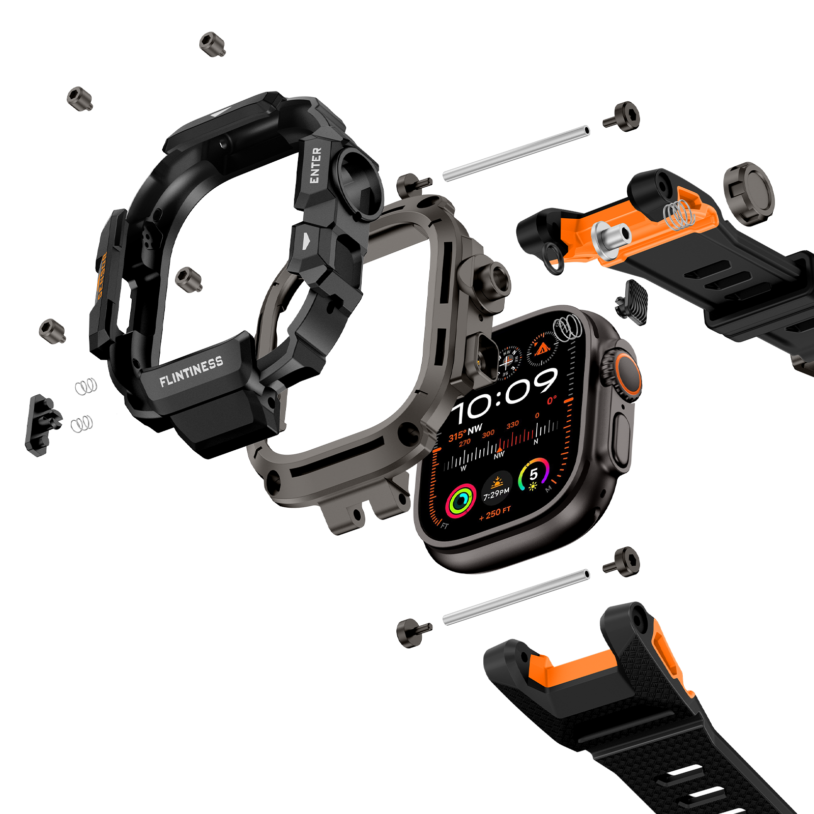 FLINT Mech Retrofit Kit For Apple Watch