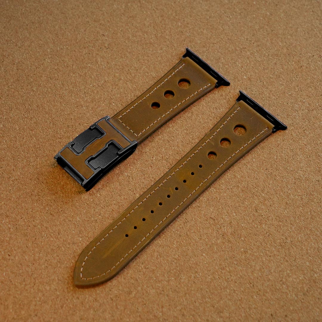 Holiday Cave Leather Band For Apple Watch