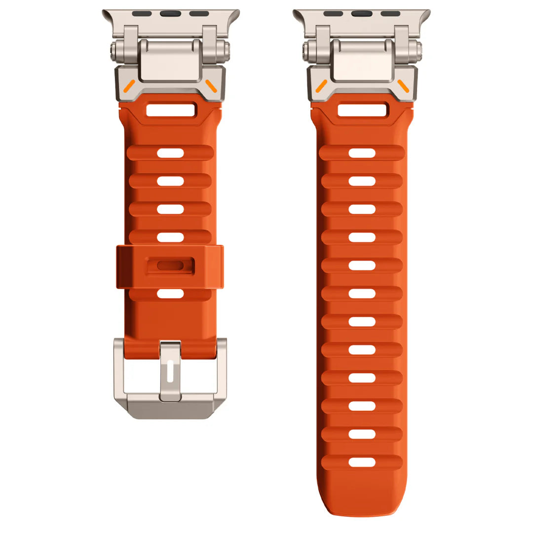 #Color_Titanium Adapter-Orange Band