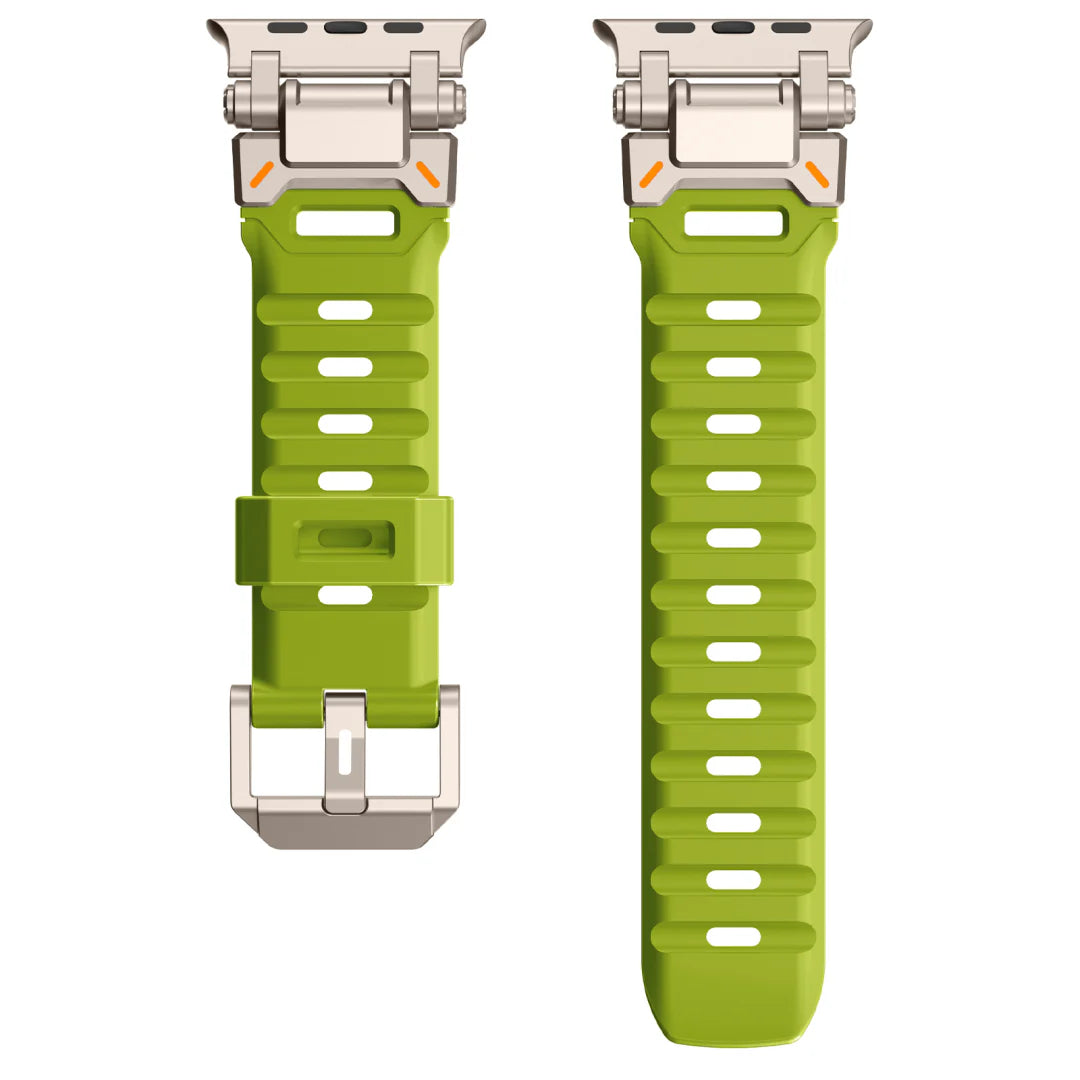 #Color_Titanium Adapter-Green Band