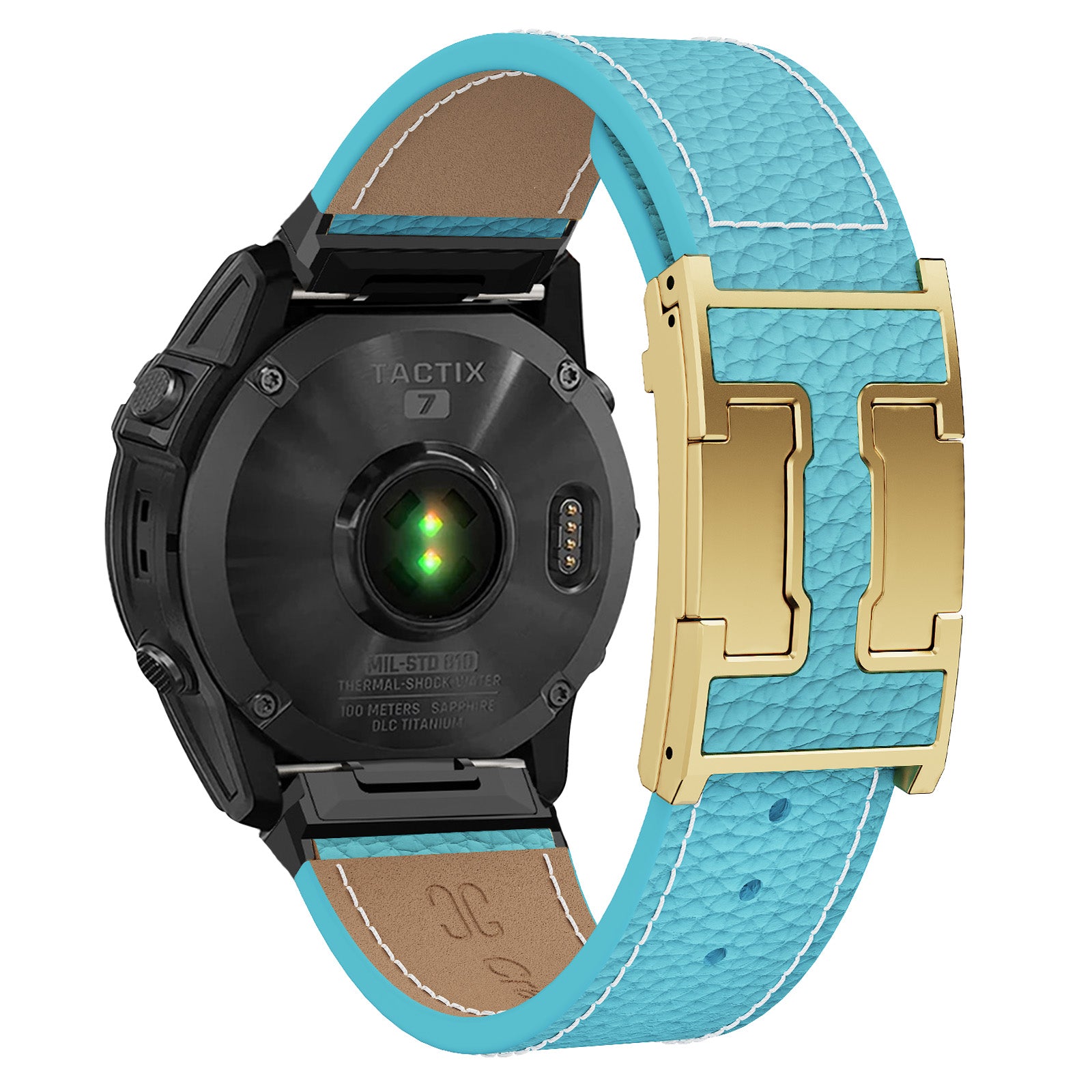 Pebbled Leather Holiday Band for Garmin Watch