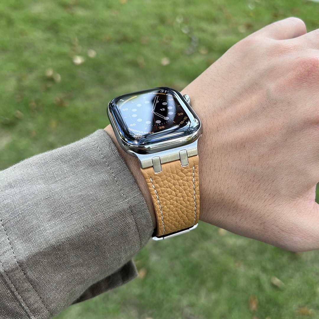 AP Lychee Leather Band For Apple Watch