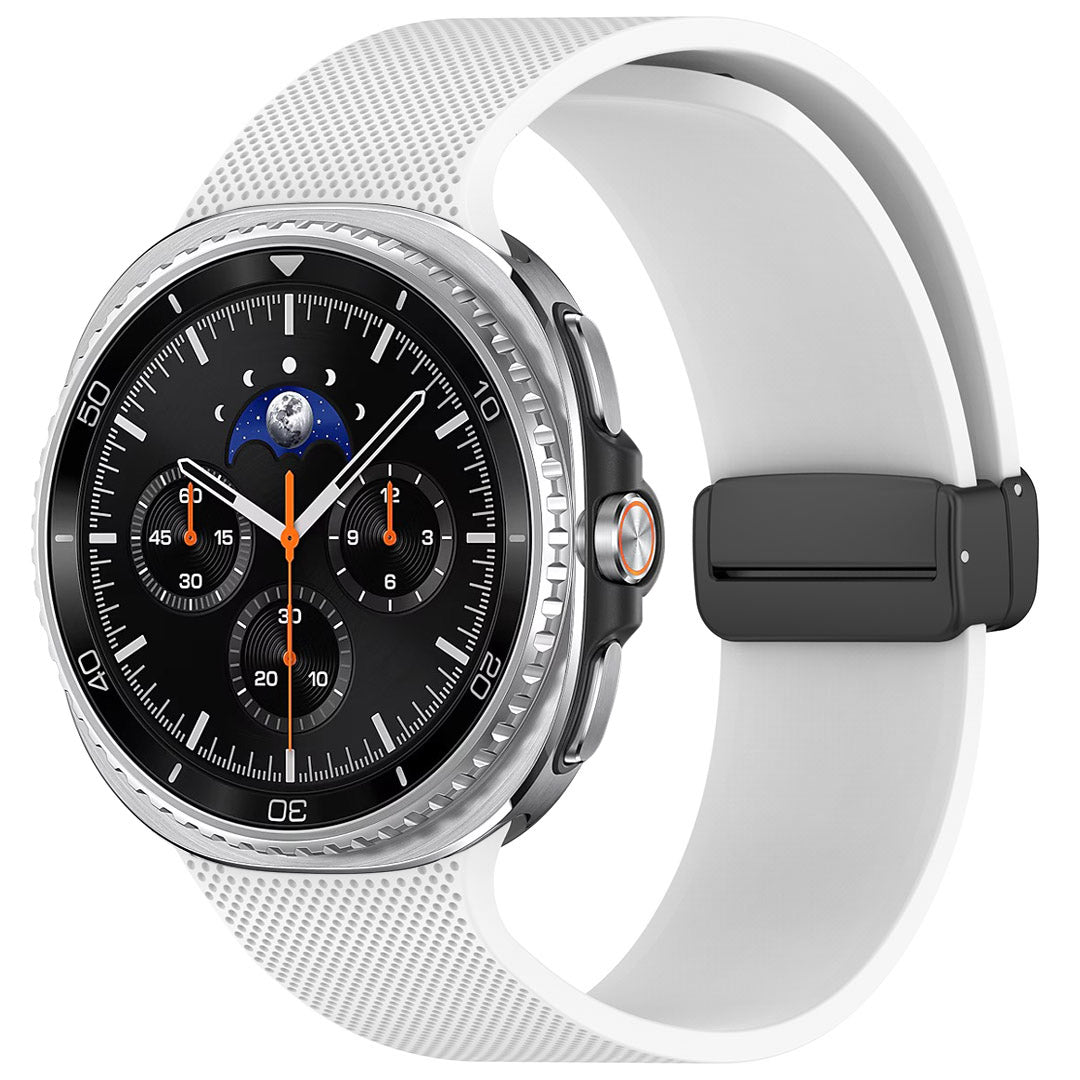 Magnetic Buckle Silicone ST03 Watch Band For Galaxy Watch8