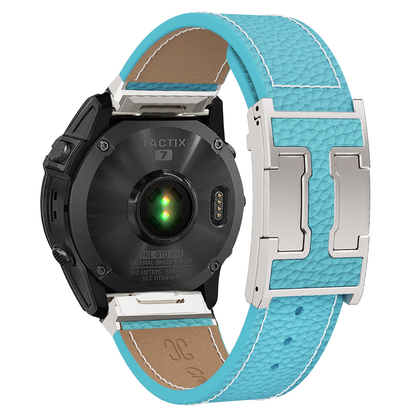 Pebbled Leather Holiday Band for Garmin Watch