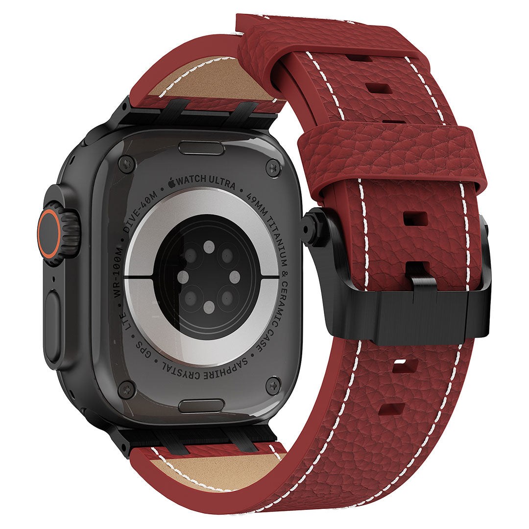 AP Lychee Leather Band For Apple Watch
