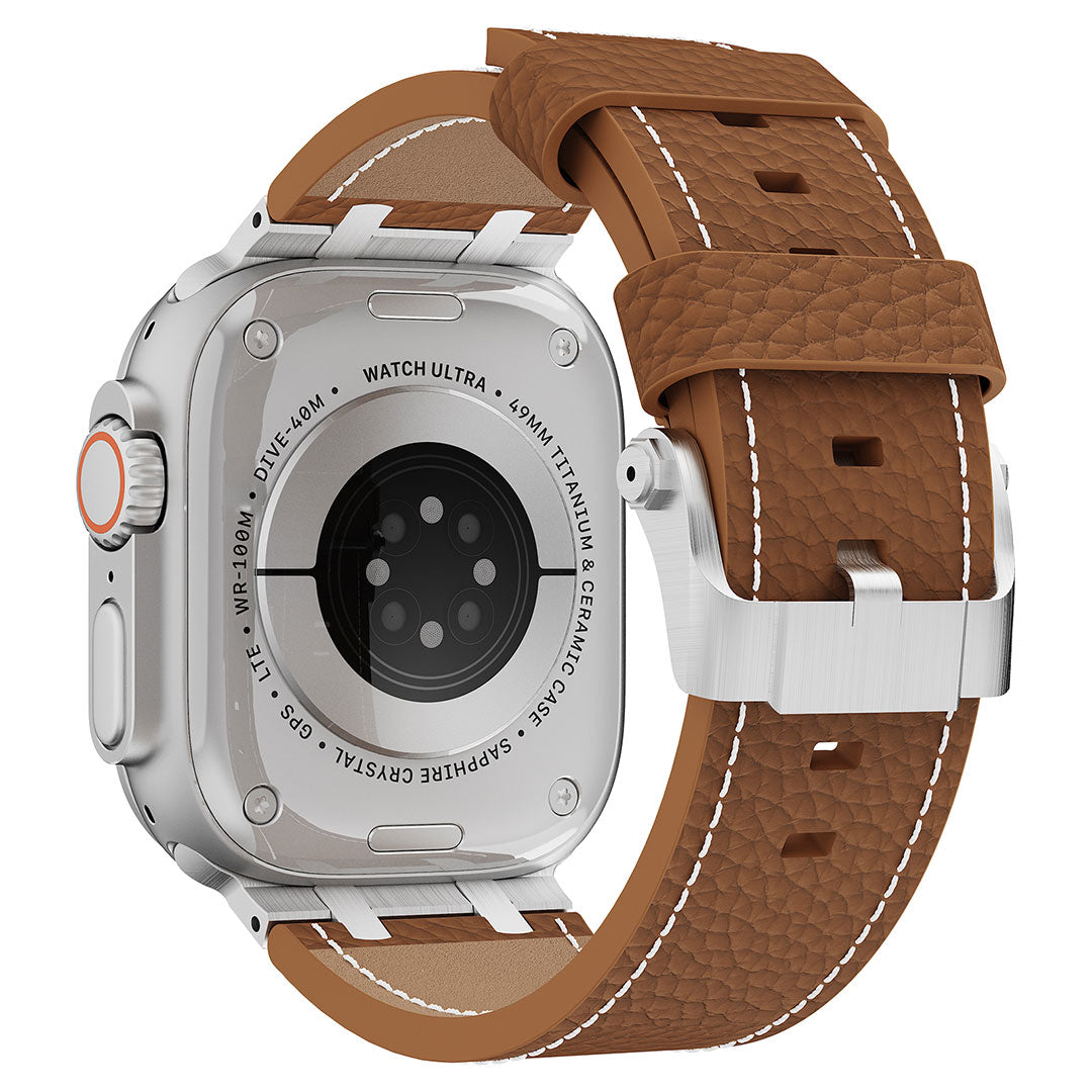 AP Lychee Leather Band For Apple Watch