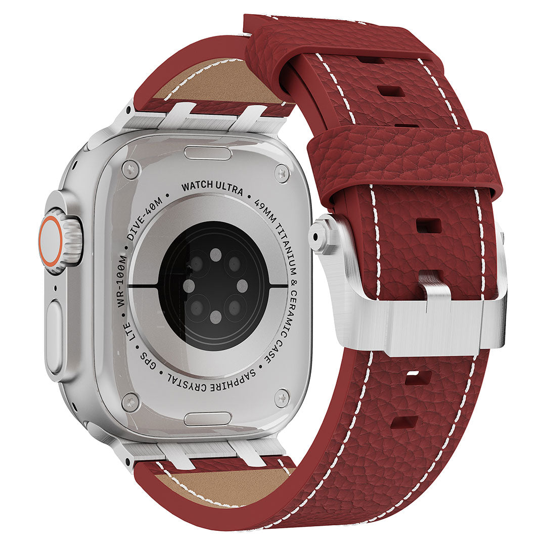 AP Lychee Leather Band For Apple Watch