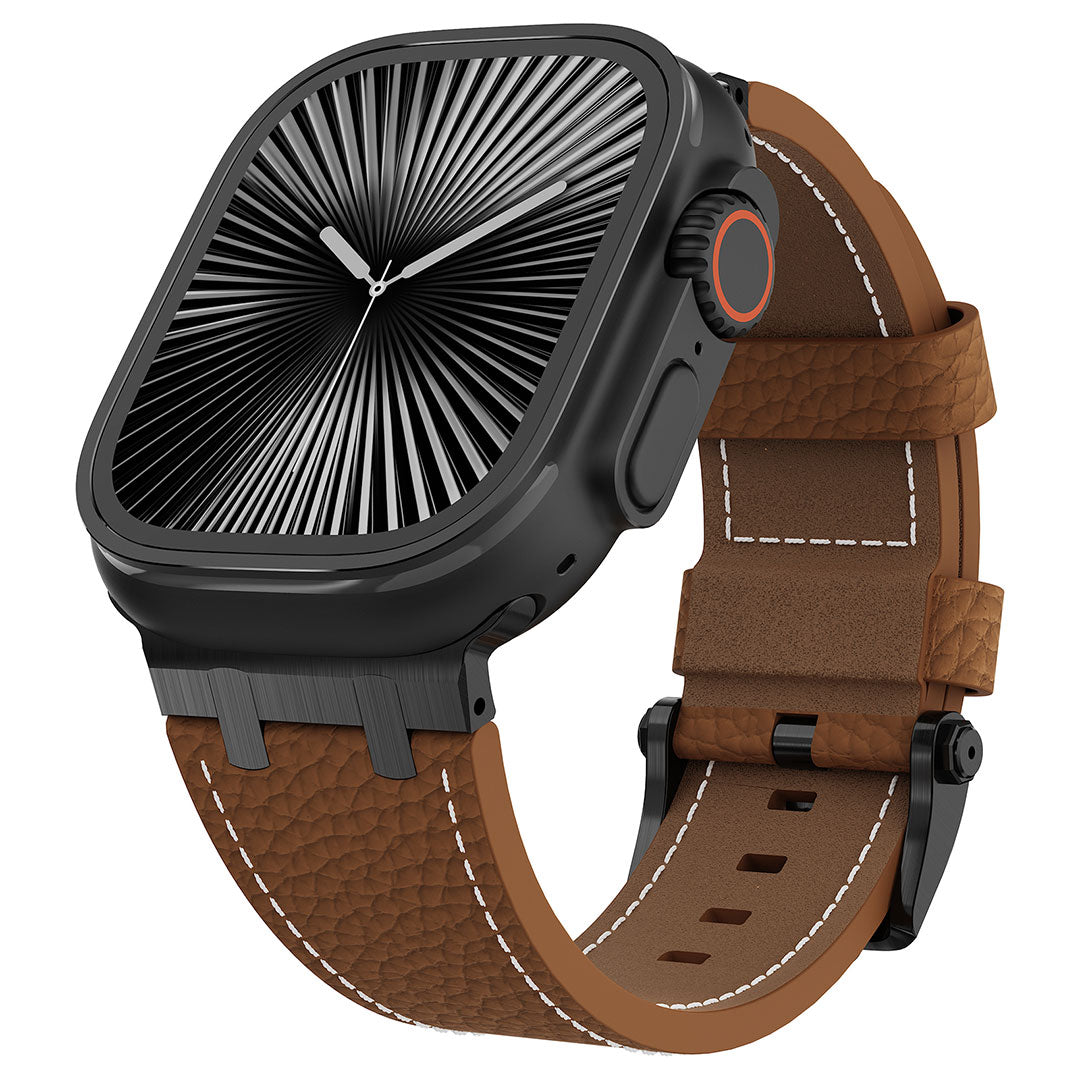 AP Lychee Leather Band For Apple Watch