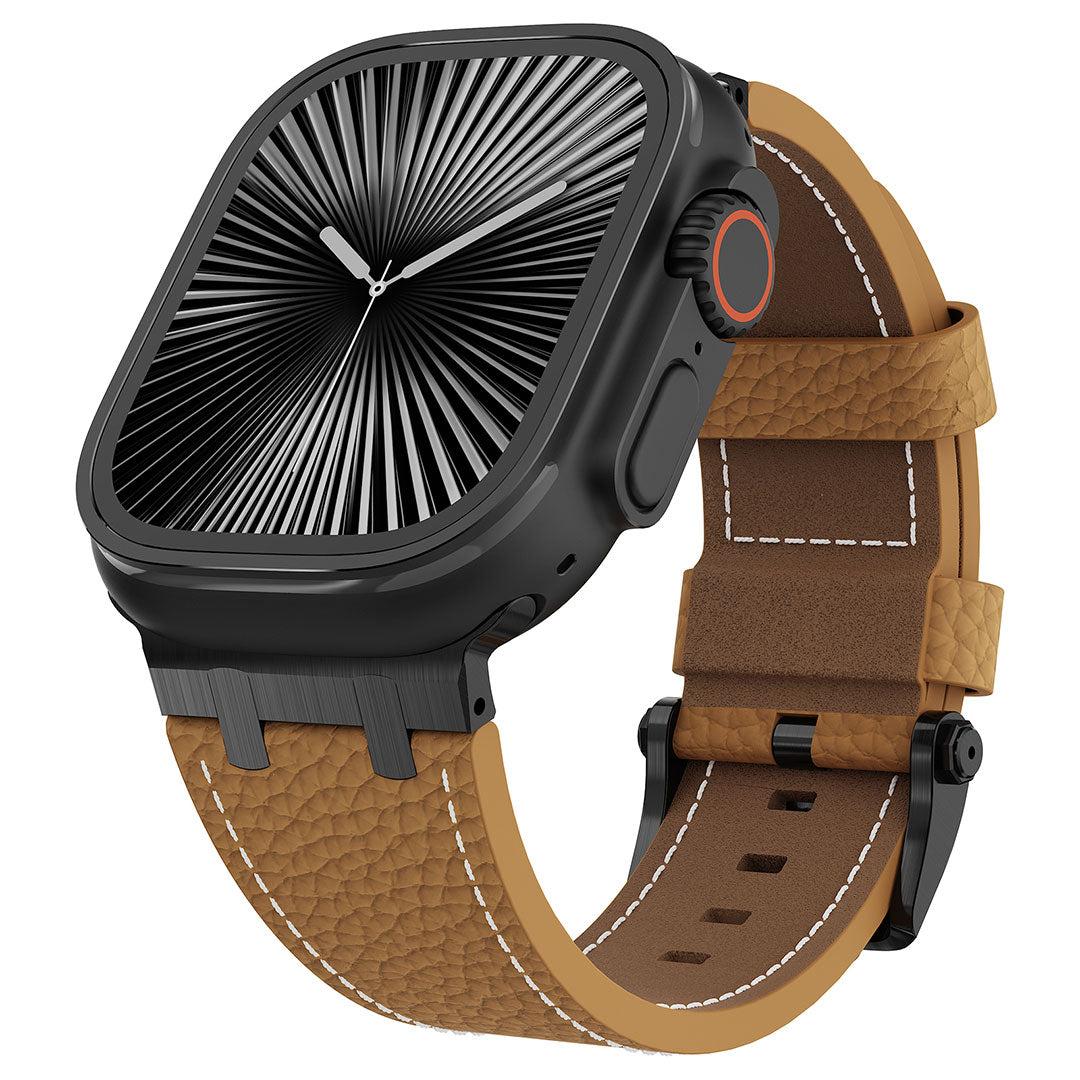 AP Lychee Leather Band For Apple Watch